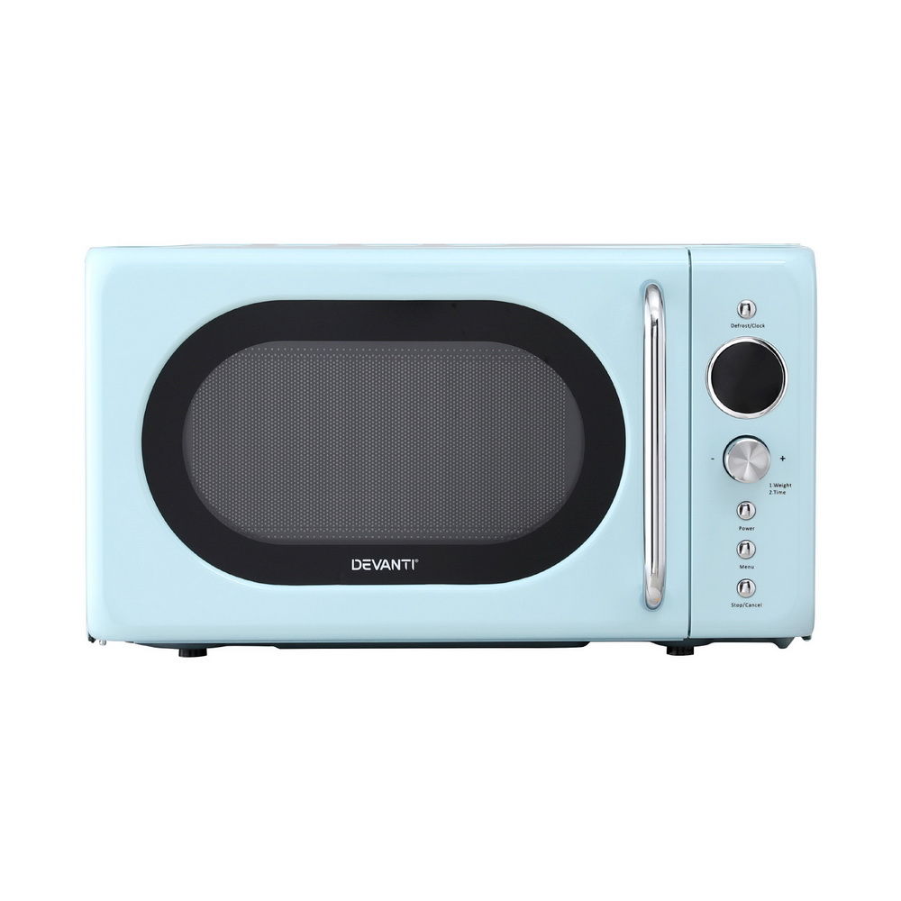 Devanti 20L Microwave Oven 800W Blue โ image 3