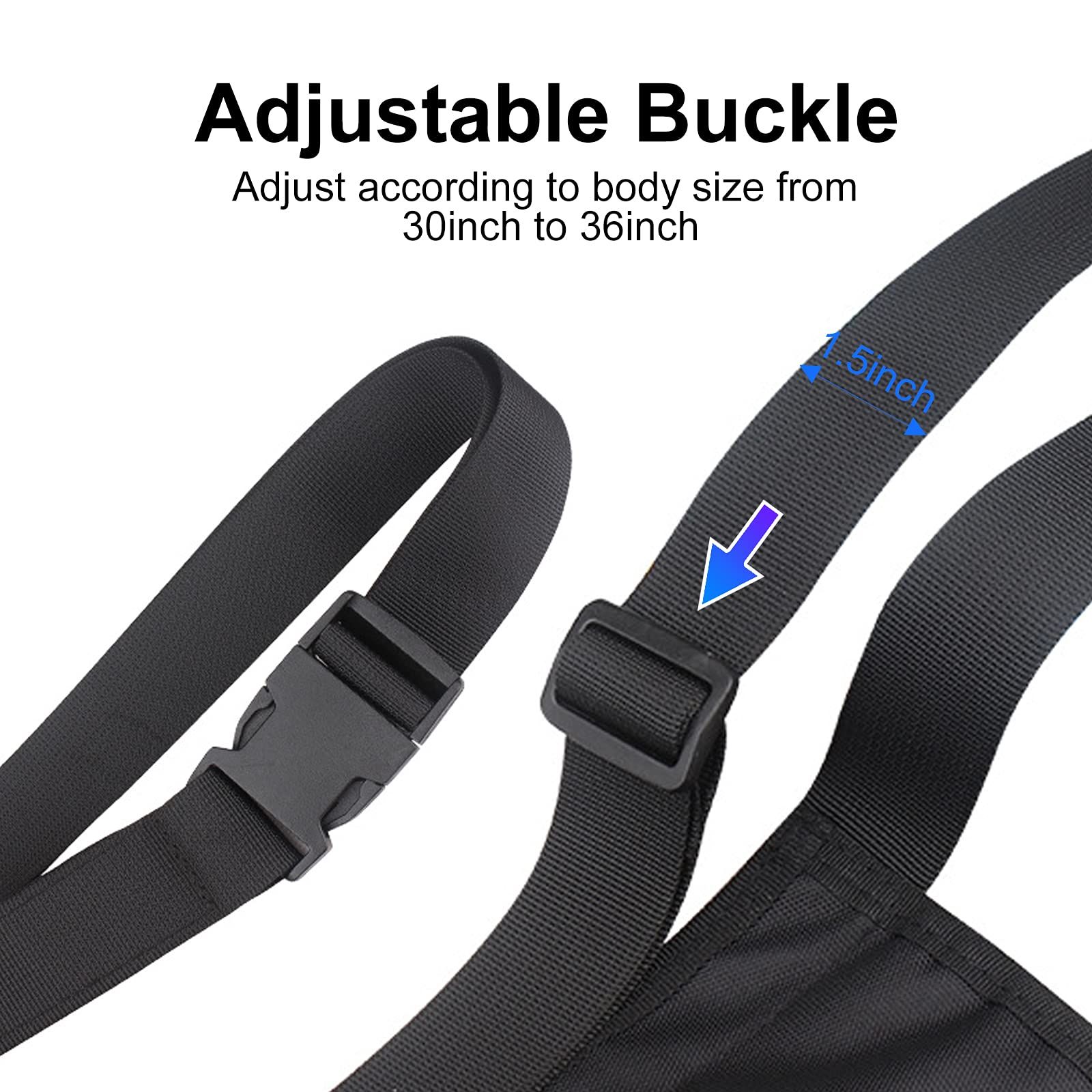 Nurse Fanny Pack for Women Multi-Compartment Pack Pocket Nurse Apron Hip Bag Scissors and Other Supplies, Black โ image 4