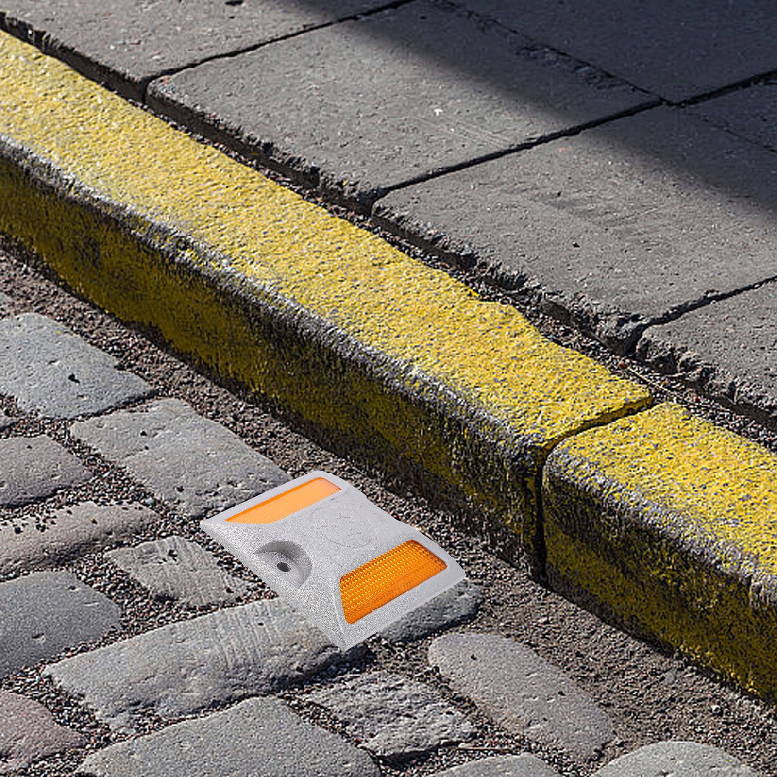 2Pcs Driveway Reflectors Assorted Color Square Aluminum Road Markers Drivers 10.00X10.00X4.50CM โ image 5