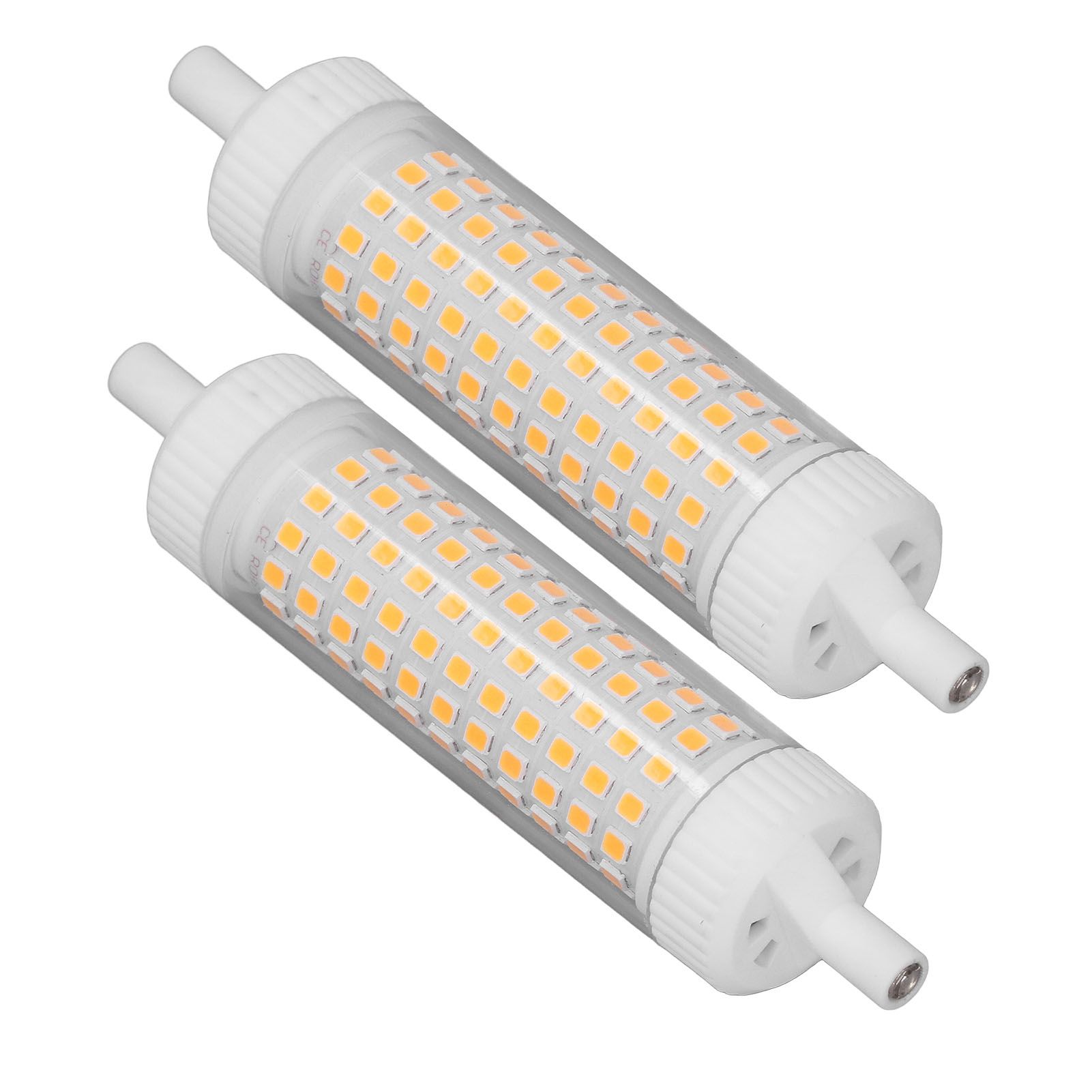 2Pcs R7S LED Light Bulb 118mm Dimmable 15W 154 LEDs Double Ended Floodlight for Home Night Advertising Lighting 220V Warm Light — image 5