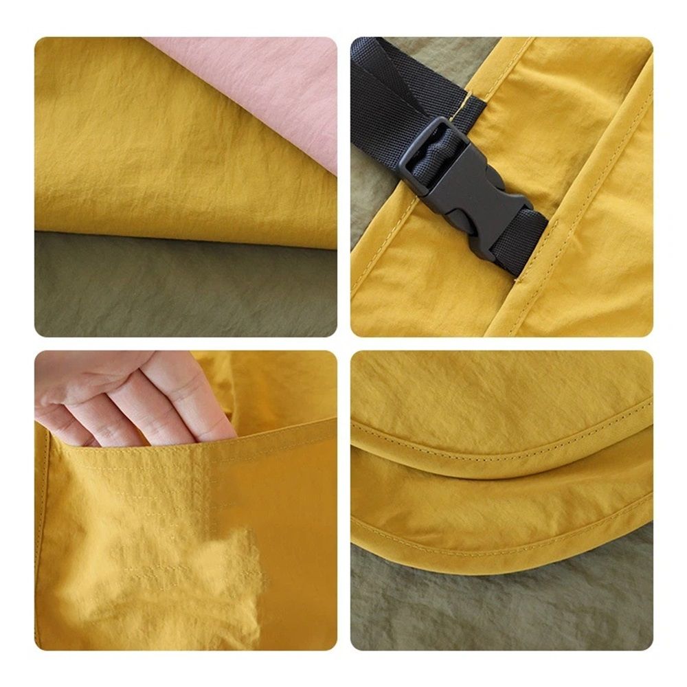 Waterproof Apron for Women with Pockets Barber Smock Buckle Design Hair Stylist Apron for Kitchen Garden Men โ image 3