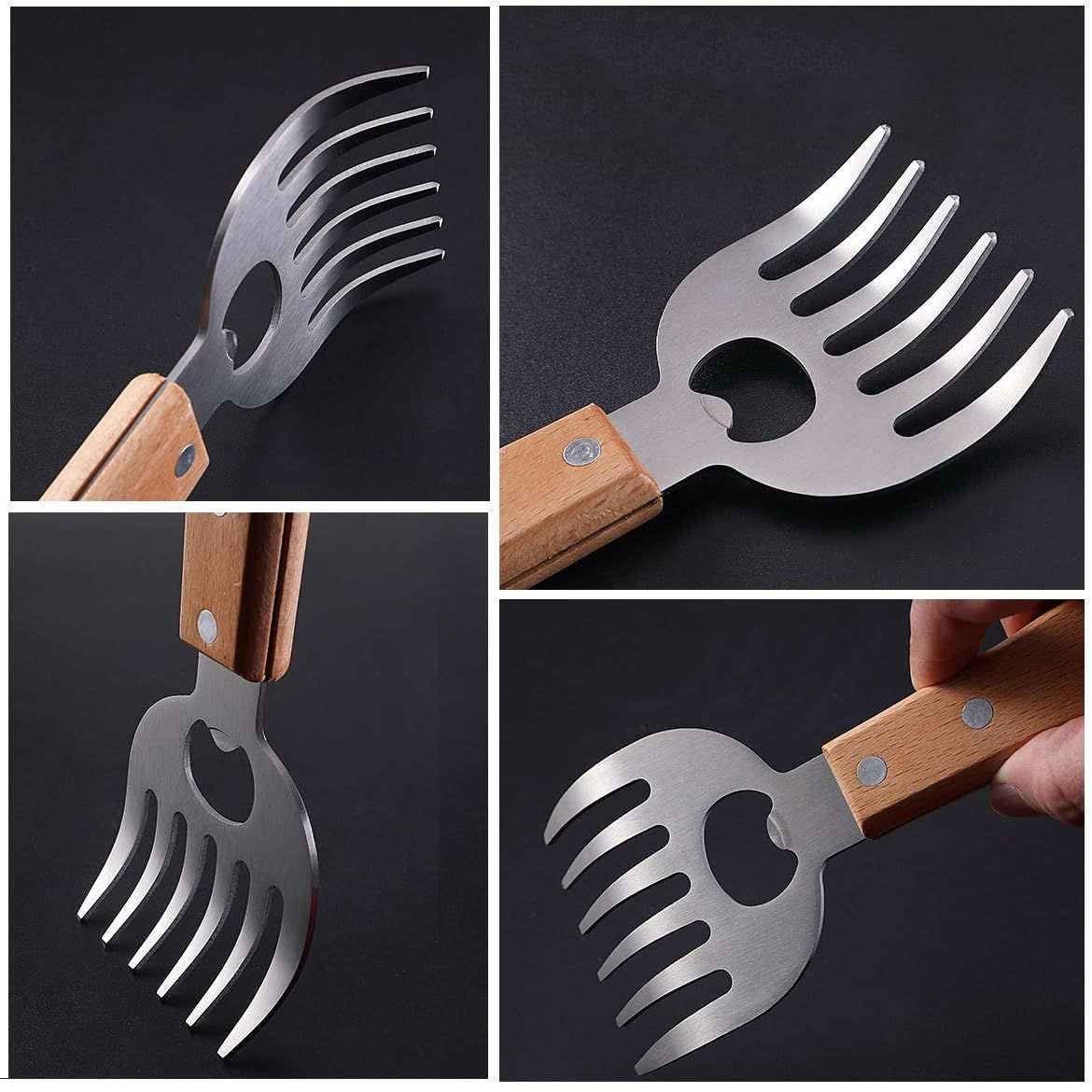 Claws Pulled Pork Claws Chicken Meat Claws Meat Shredder Tool Shredder Claws Meat Claws for Pulled Pork Chicken Shredder Bbq Claws — image 4