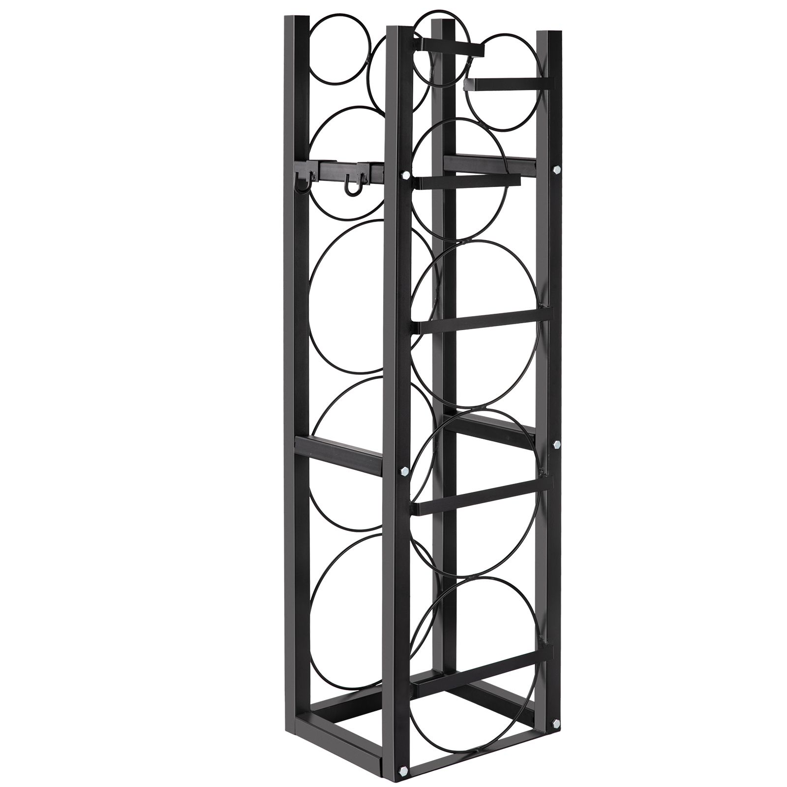 Refrigerant Tank Rack with 3x30lb and Other 3 Saving Space, Cylinder Tank Rack 46x13x4-inch, Refrigerant Cylinder Rack Gas Cylinder Racks and Holders, for Gas