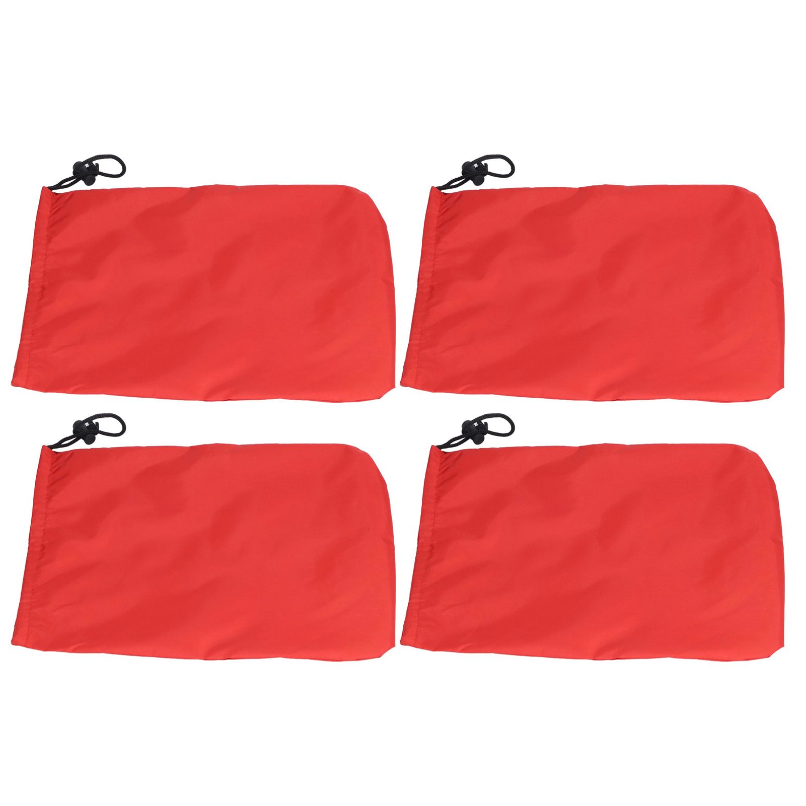 4PCS Car Rearview Mirror Protective Cover 190T Polyester Taffeta Faucet Frost Guard CoverRed โ image 3
