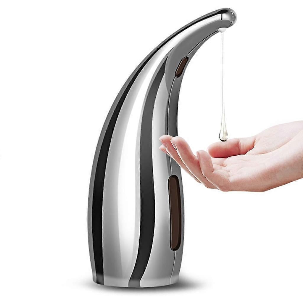 300ml Automatic Bathroom Soap Dispenser with Infrared Touchless Soap Dispenser Silver — image 2