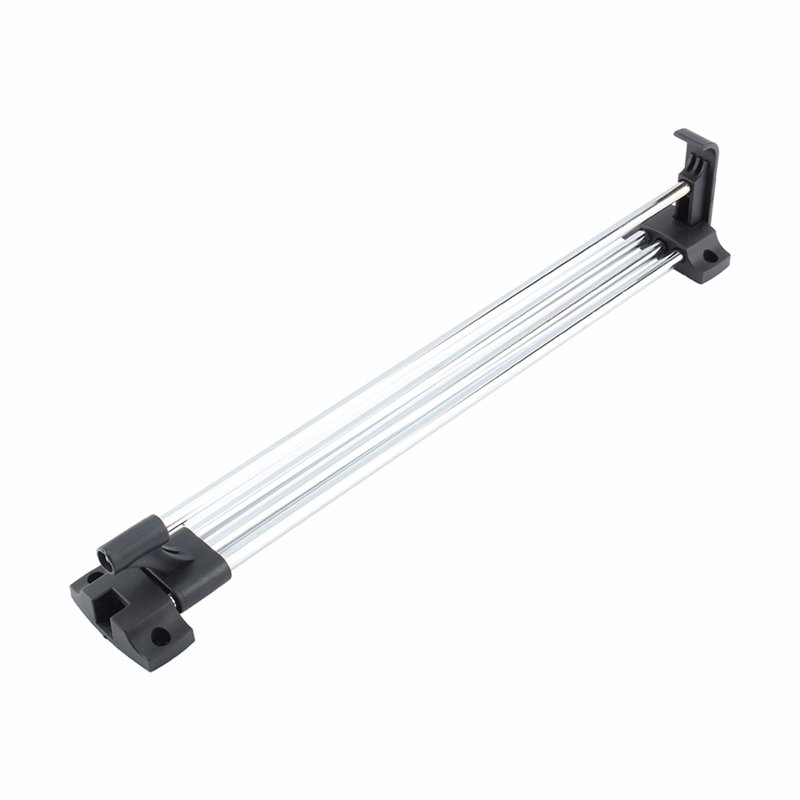 Wardrobe Chrome Pull Out Retractable Wardrobe Clothes Hanger Rail Towel Coat Racks Closet Rod — image 6