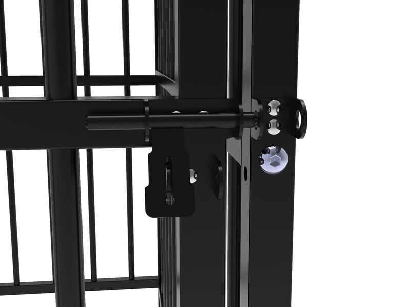Pawhub Heavy Duty Dog Cage Black Metal Kennel Indoor Outdoor 3M — image 5
