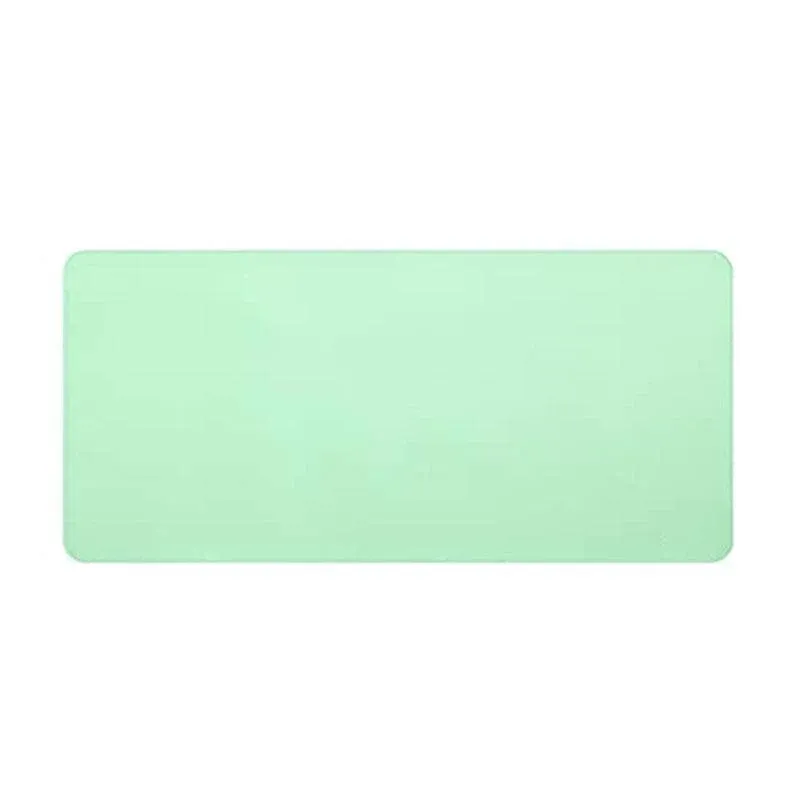 Large Leather Mouse Pad 80x40cm Desk Mat Gaming Extended Waterproof Anti Slip - Light Green