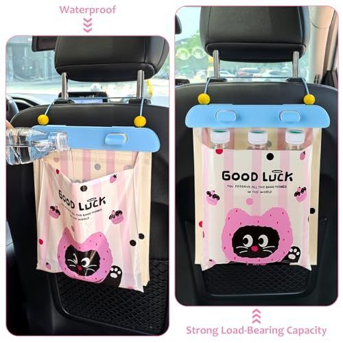40Pcs Disposable Car Trash Bag, Car Garbage Bag Hanging Vehicle Trash Can Auto Rubbish Pouch Dustbin Bags Garbage Container Car Accessories, Leakproof — image 6