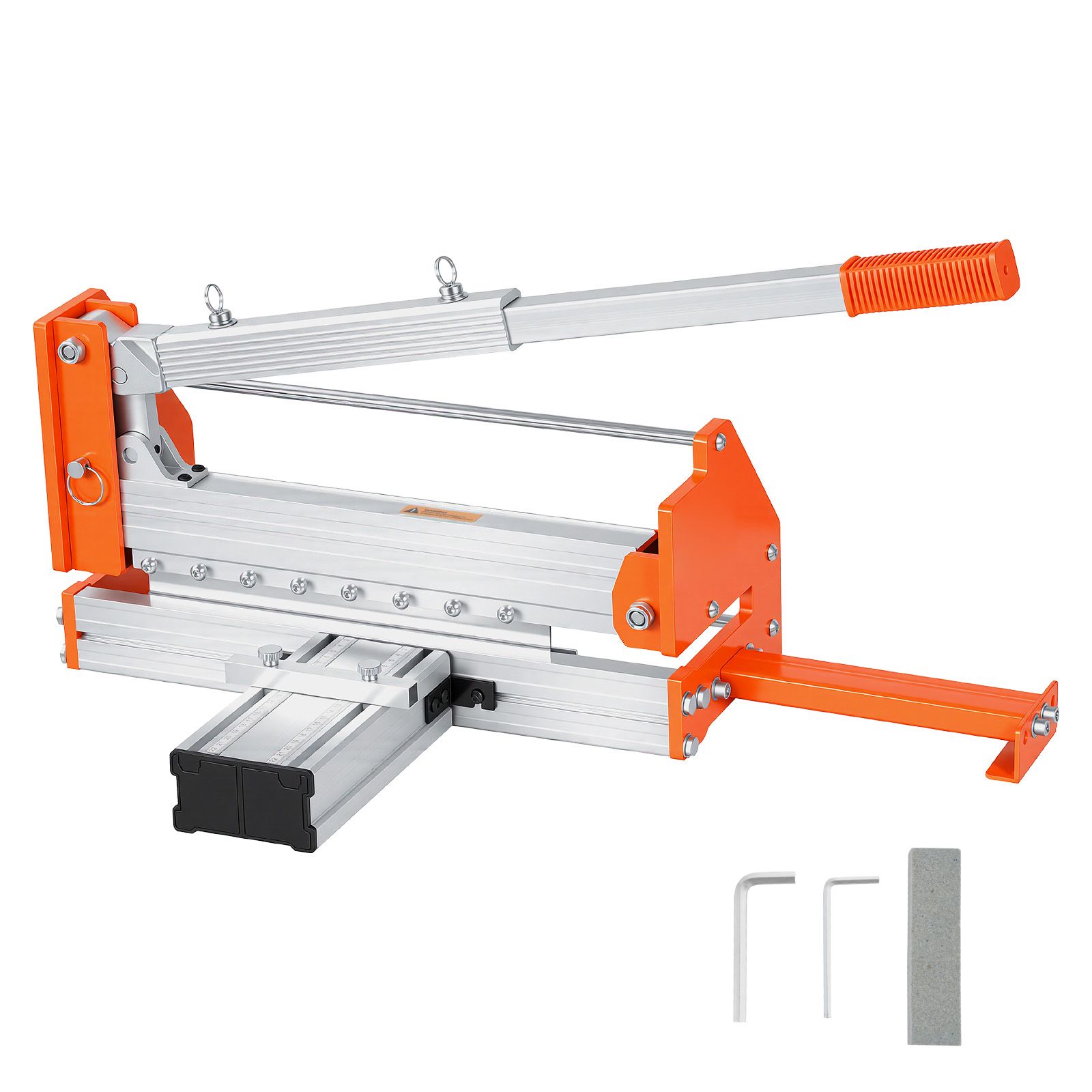 304.8mm Vinyl Floor Cutter, 12mm Thick Laminate Flooring Cutter with Upgraded Labor-Saving Aluminum-Alloy Lever, Telescoping Support Plate, Cuts Certain