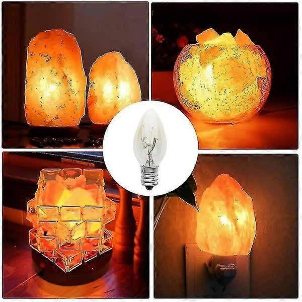 10W E12 C7 Filament Light Bulbs Warm White 10pcs 220-240V Compatible with Living Room Lamps — image 3
