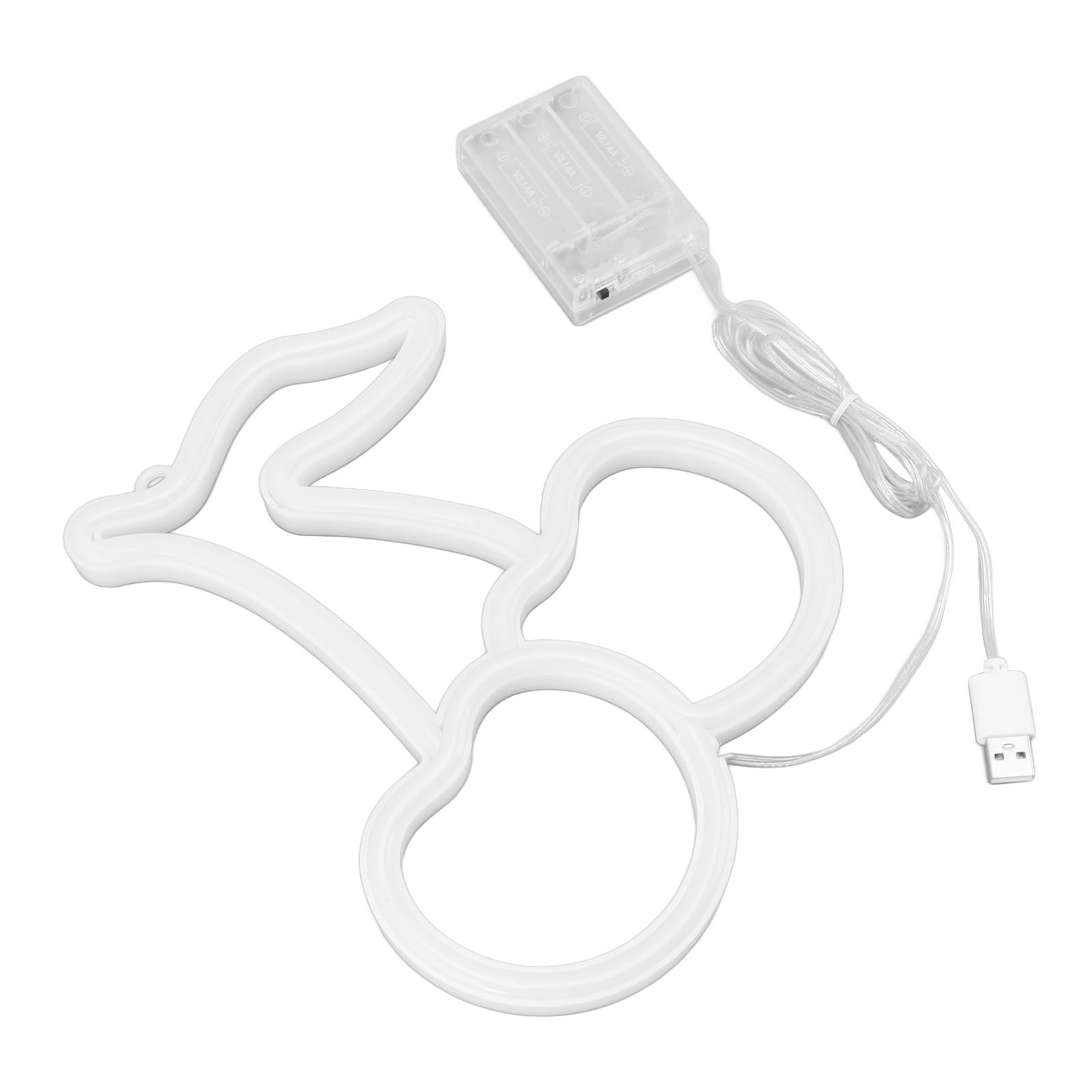 LED Neon Night Light Lamp USB Powered Decorative Wall Fruit Neon Sign Light for Wedding Party Red Lighting Cherry Shape โ image 5