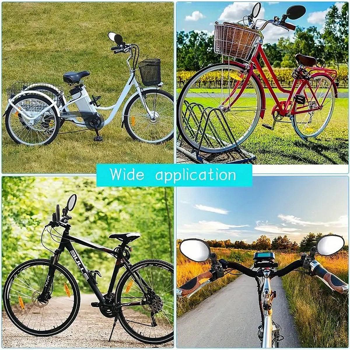 2pcs Bike Rear View Mirrors Adjustable Mountain Bike Handlebar Mirrors Cycling — image 4