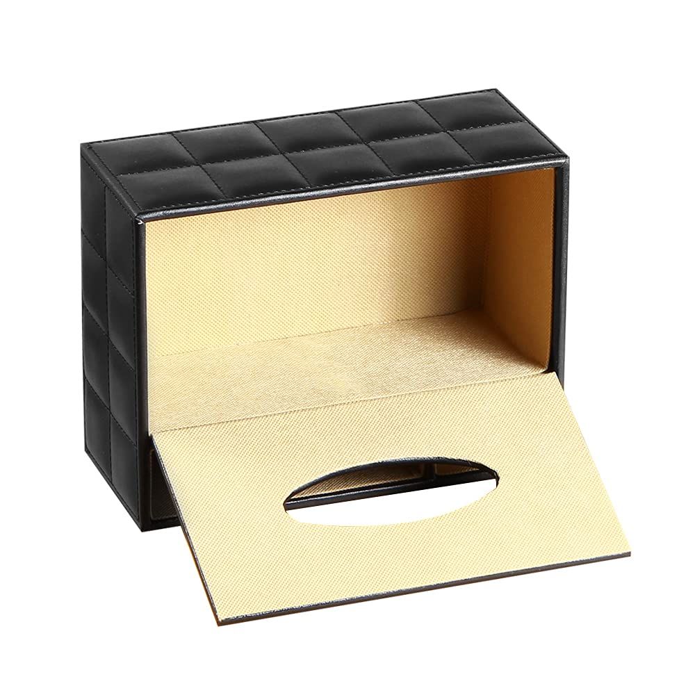PU Leather Multifunction Rectangular Tissue Box Cover and Remote Control Caddy โ image 4