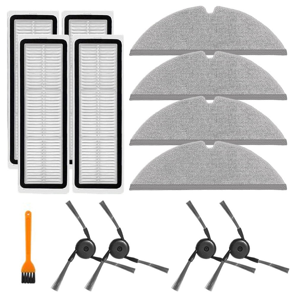For DREAME D20 Plus Vacuum Side Brush Filter Mop Cloth Kit with Cleaning Brush — image 6