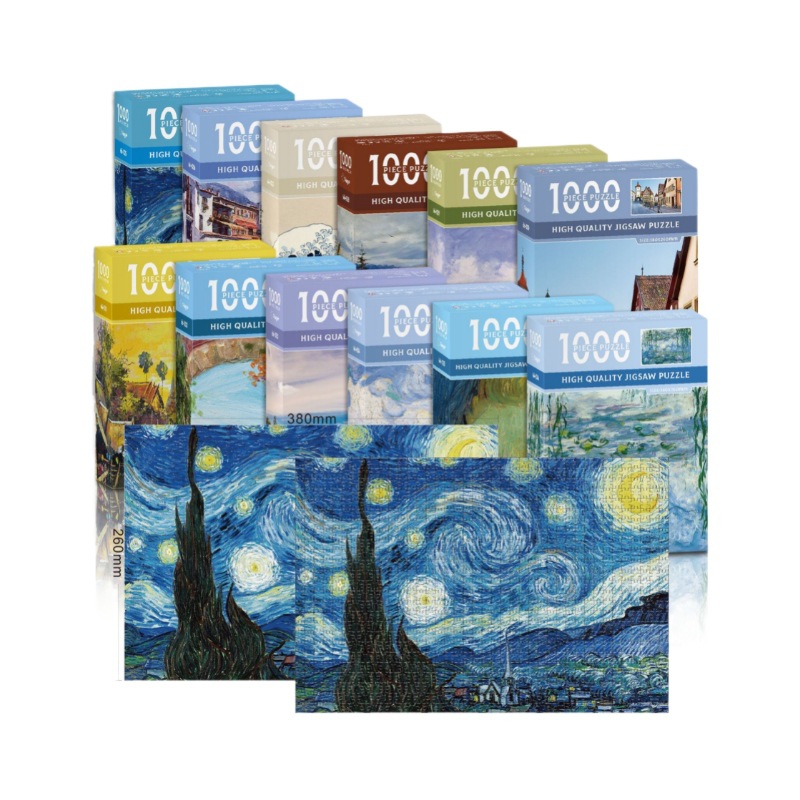 Starry Sky 1000-Piece Jigsaw Puzzle – High-Quality Artistic Puzzle for Adults, Stress Relief & Mental Exercise(66-025) — image 2