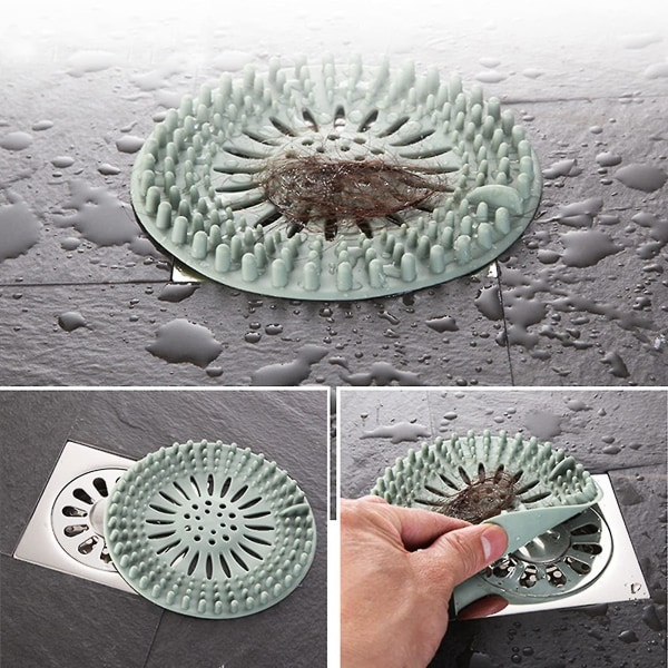 5-pack drain hair catcher, silicone hair stopper Bathtub drain filter, cover Hair trap, hair catcher_max — image 5