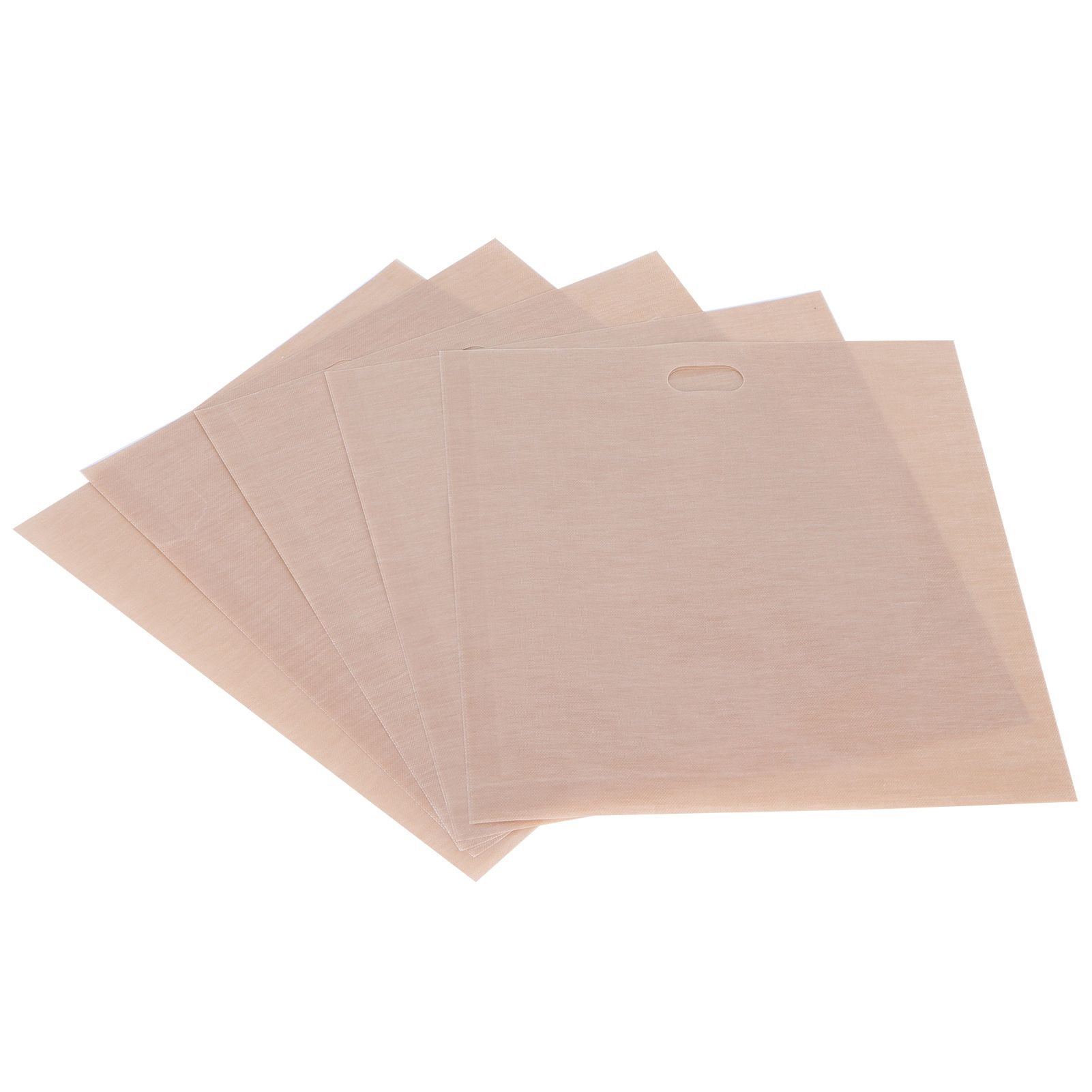 5Pcs NonStick Microwave Oven Toast Bag Food Grade Reusable Barbecue Bag for Barbecue Baking(17 × 19CM )