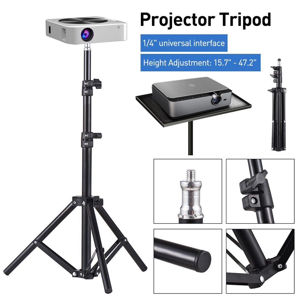 Portable Adjustable Laptop Projector Stand Tripod with Tray โ image 2