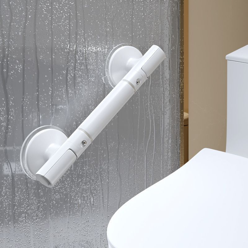 No Drill Bathroom Safety Grab Bar, Anti-Slip Handrail For Restroom, Removable White Support Handle, 45cm, Adhesive Putty Mount, Sturdy Household ā image 3
