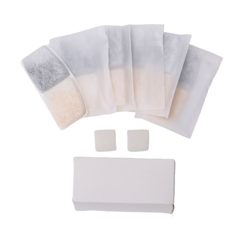 2 Pack Replacement Filters Includes 12 filter cartridges and 4 filter pads