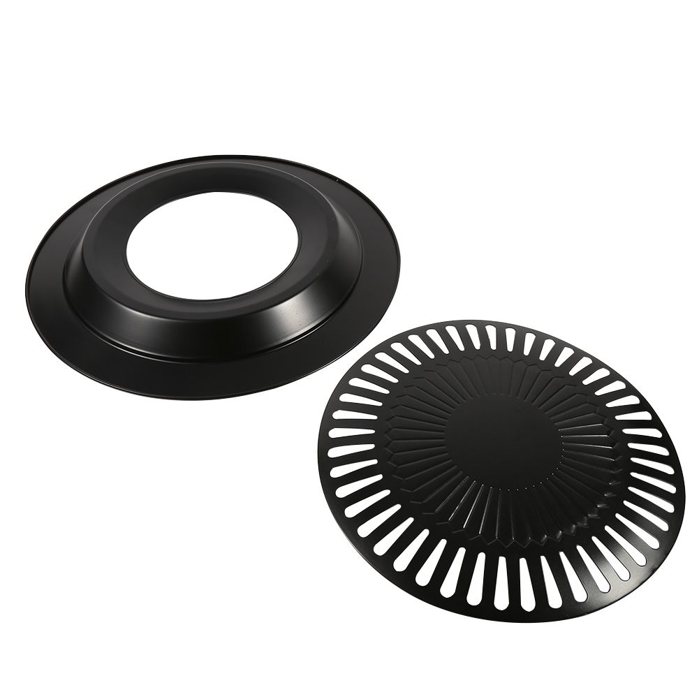 BBQ Grill Rack Barbeque Kitchen Barbecue Pan Indoor Outdoor Nonstick Roasting Trays Tool — image 4
