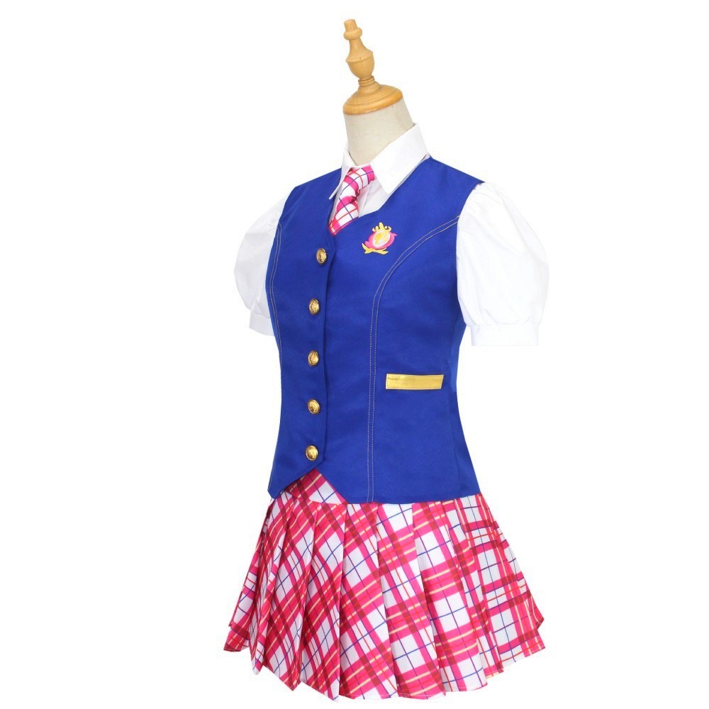 Barbie Movie Delancy Dress Four-Piece Set S Ever After High Princess Academy School Uniform Costume — image 3