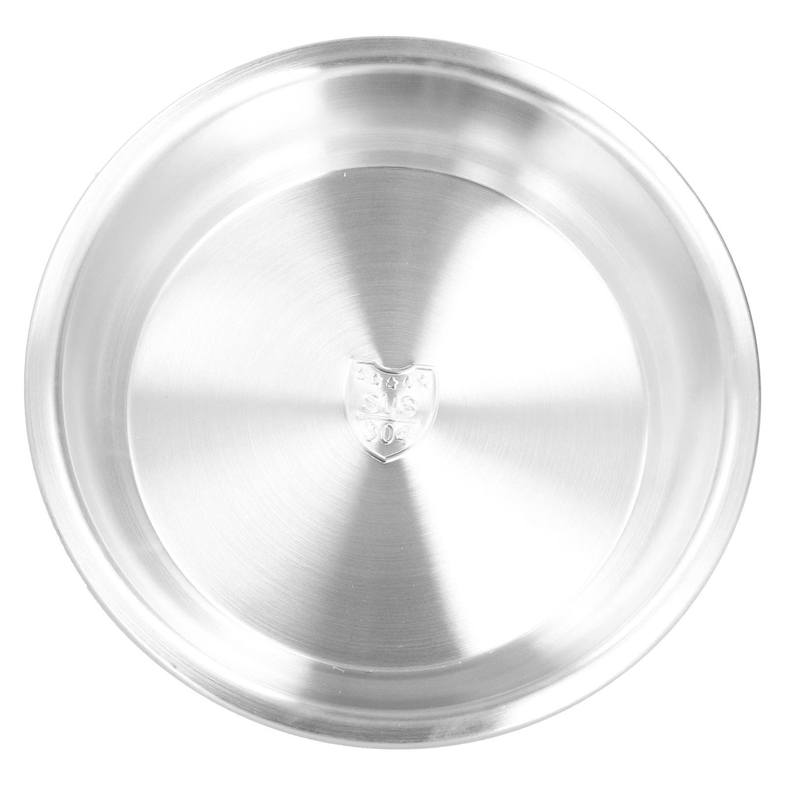 Deep Plate Stainless Steel Heavy Duty Salad Soup Serving Dish Tableware for Home Kitchen24cm โ image 5