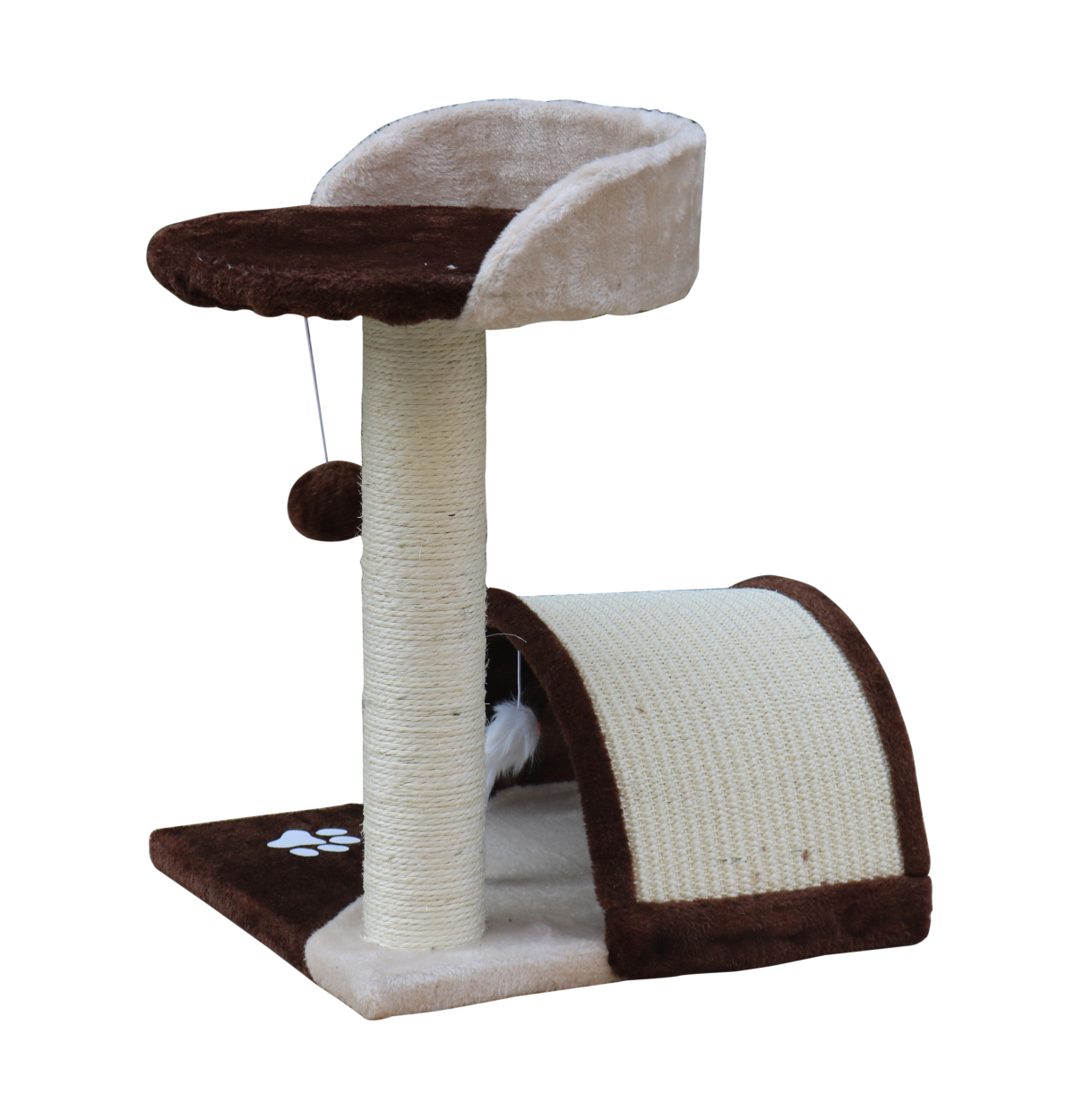 YES4PETS 50 cm Cat Scratching Post Tree Scratching Pole Climbing Post-Brown — image 4
