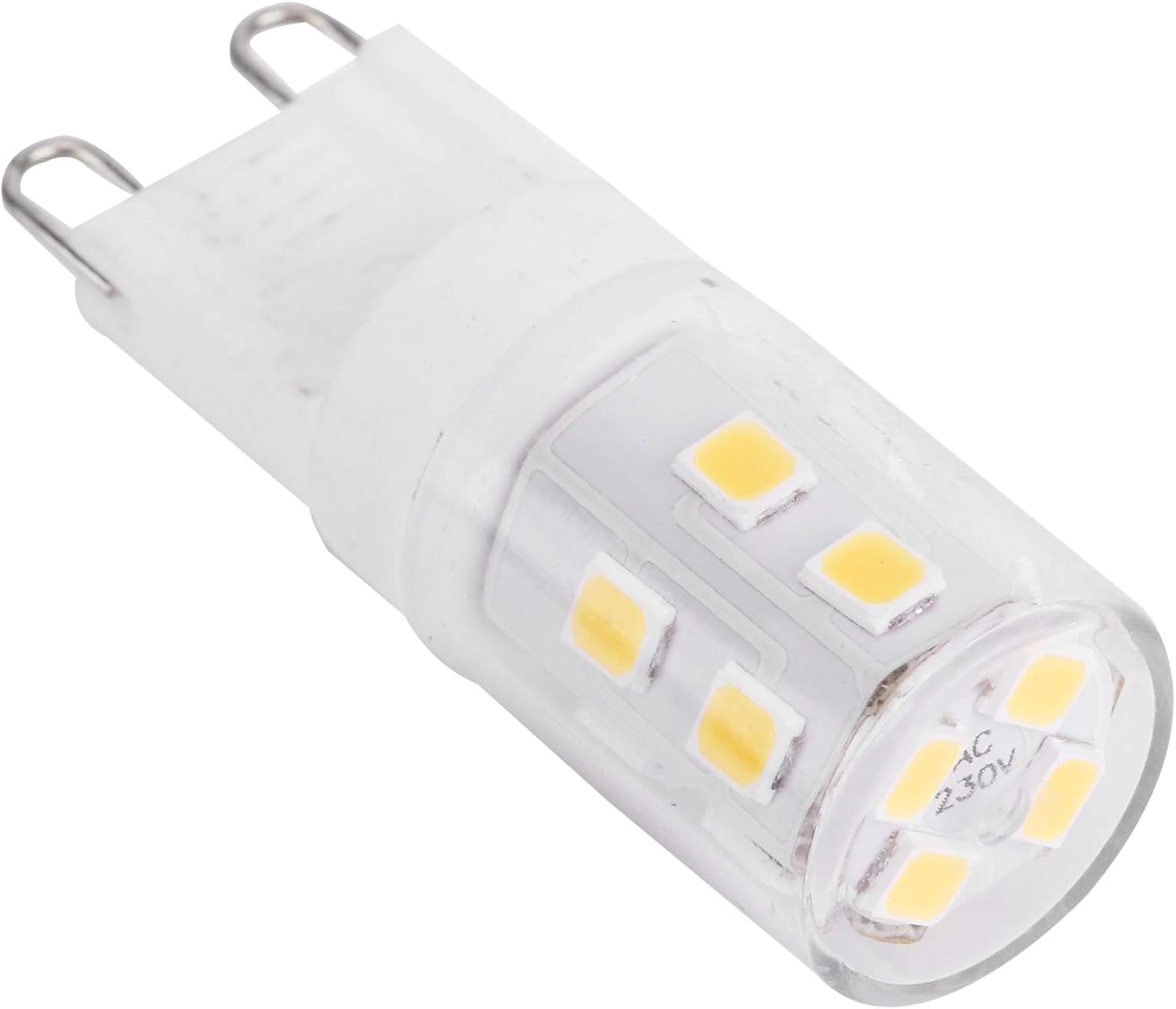 G9 LED Bulbs 2W 16-LED Mini Light Bulbs, Dimmable, Energy Saving Equivalent 30W Halogen, 10pcs, Ceramic Base, Eye Protection — image 2