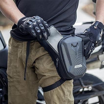 Motorcycle Leg Bag Mens Motorcycle Waist Bag with Hard Shell Multifunctional Thigh Bag for Outdoor Travel โ image 3