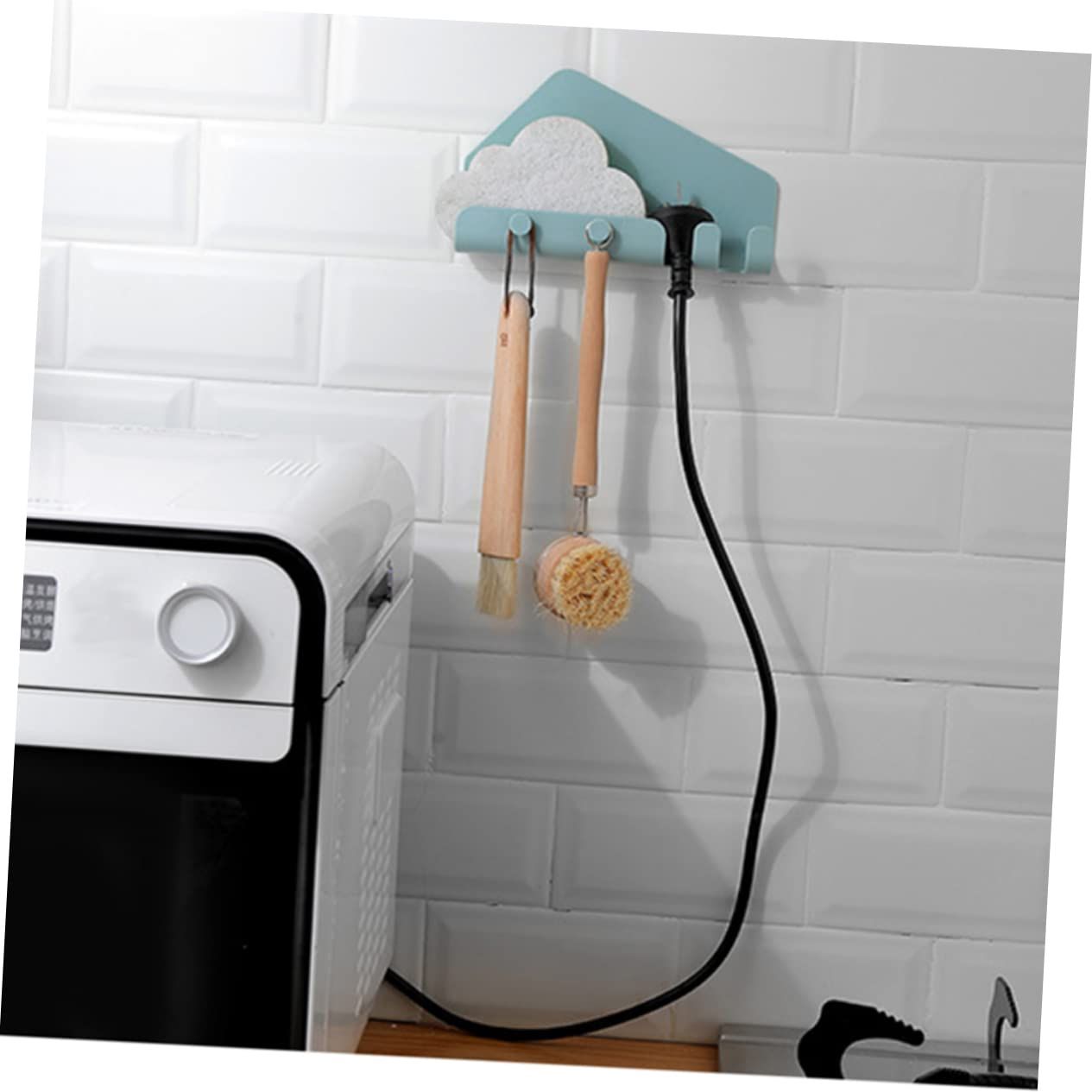 Self-Adhesive Wall Mount Mail Letter Holder with 2 Key Hooks Organizer ~ Holds Car/House Keys, Leashes, Mails, Phones-3pcs โ image 5