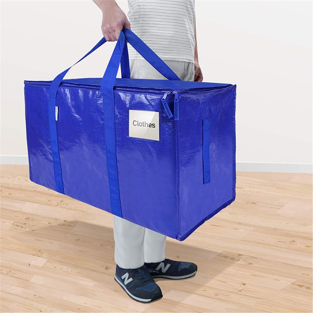 Extra Large Moving Bags Heavy Duty with Zippers & Carrying Handles, Durable Storage Bags Moving Boxes for Closet Organizers and Storage ( Blue) â image 2