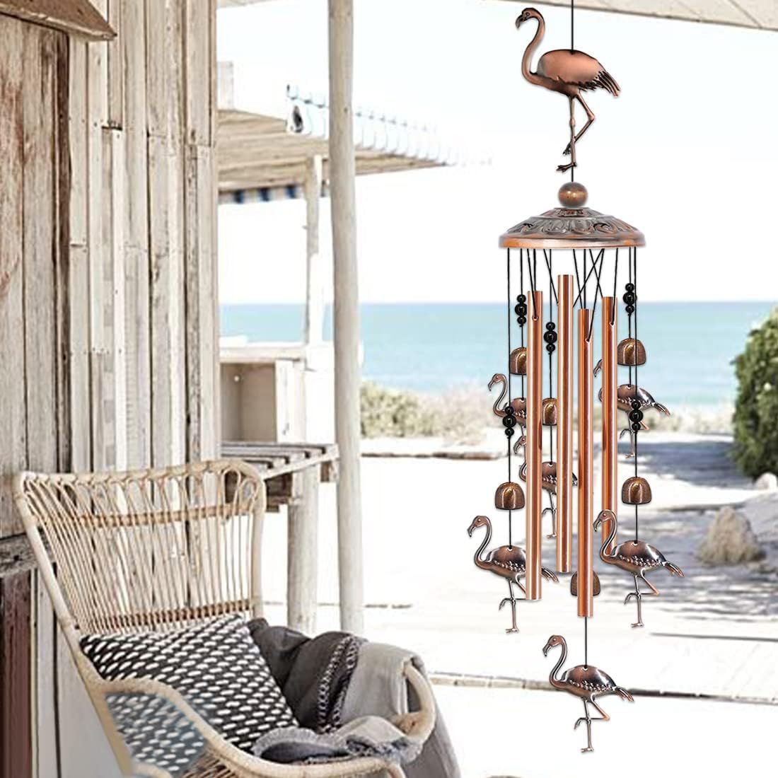 Elephant Retro Metal Wind Chime - Large Hanging Bell Ornament for Balcony Garden Courtyard Decoration — image 3