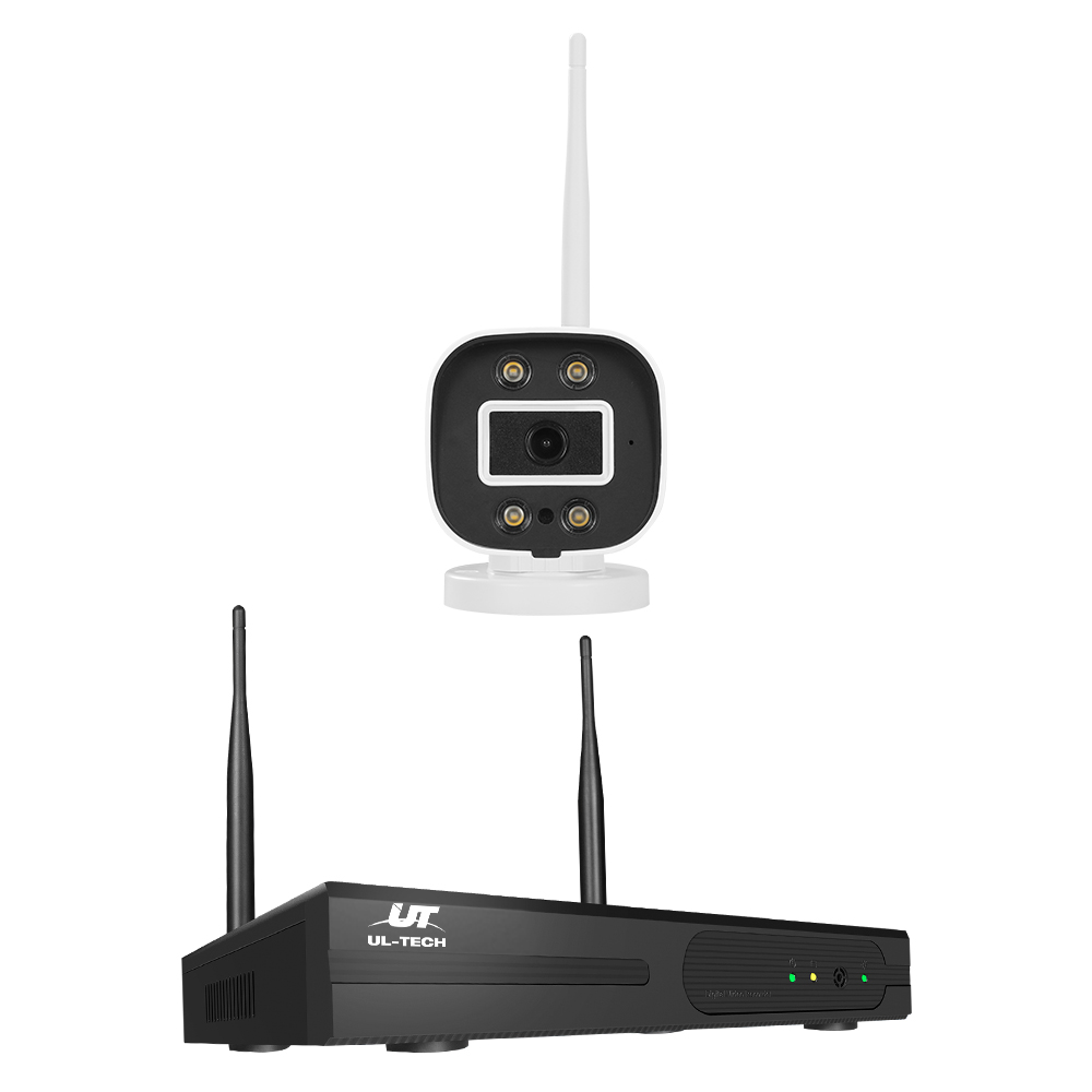 UL-tech Wireless CCTV Security System 8CH NVR 3MP 4 Square Cameras — image 3