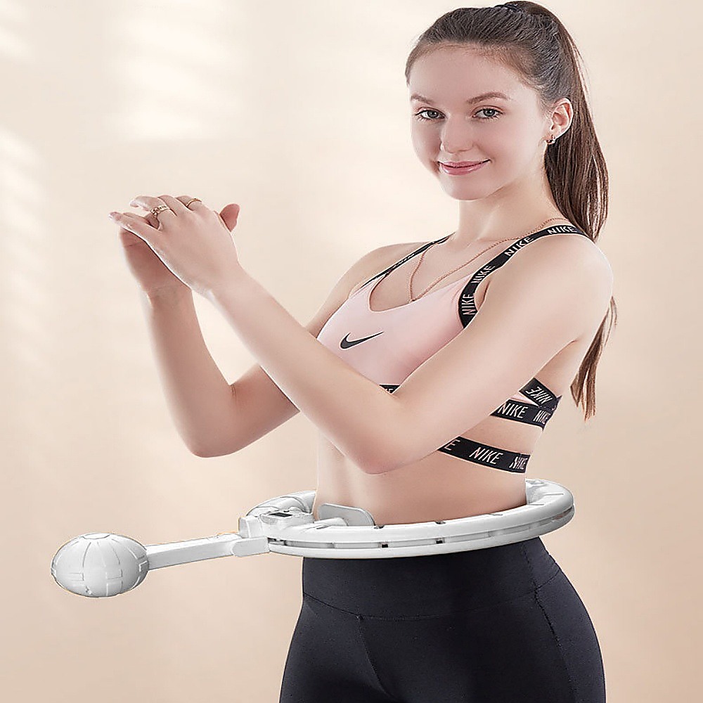 Weighted Hoola Hoop for Adults Weight Loss Exercise 2 in 1 Abdomen Massage Fitness — image 3