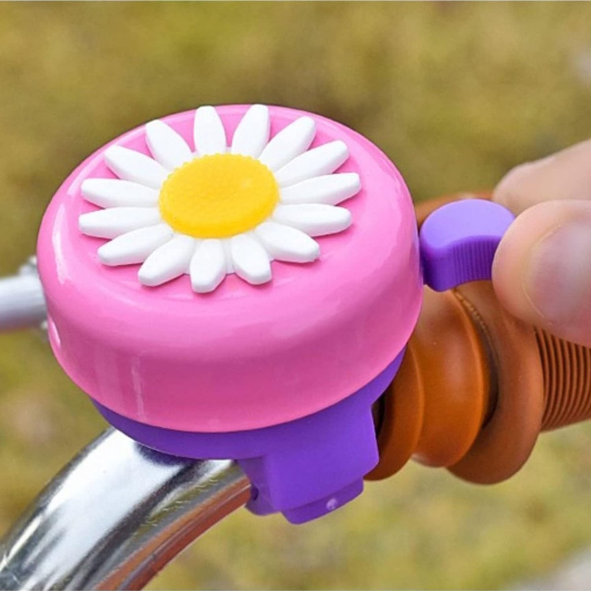 Bicycle bell - Bicycle - Cute Child Bicycle Bell - Creative Children's Bicycle Bell - cute bells - flower bicycle bell - accessory - Pink - Gift - Halloween — image 4