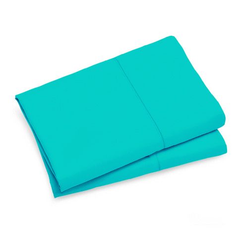1000TC Premium Ultra Soft Standrad size Pillowcases 2-Pack - Teal โ image 3