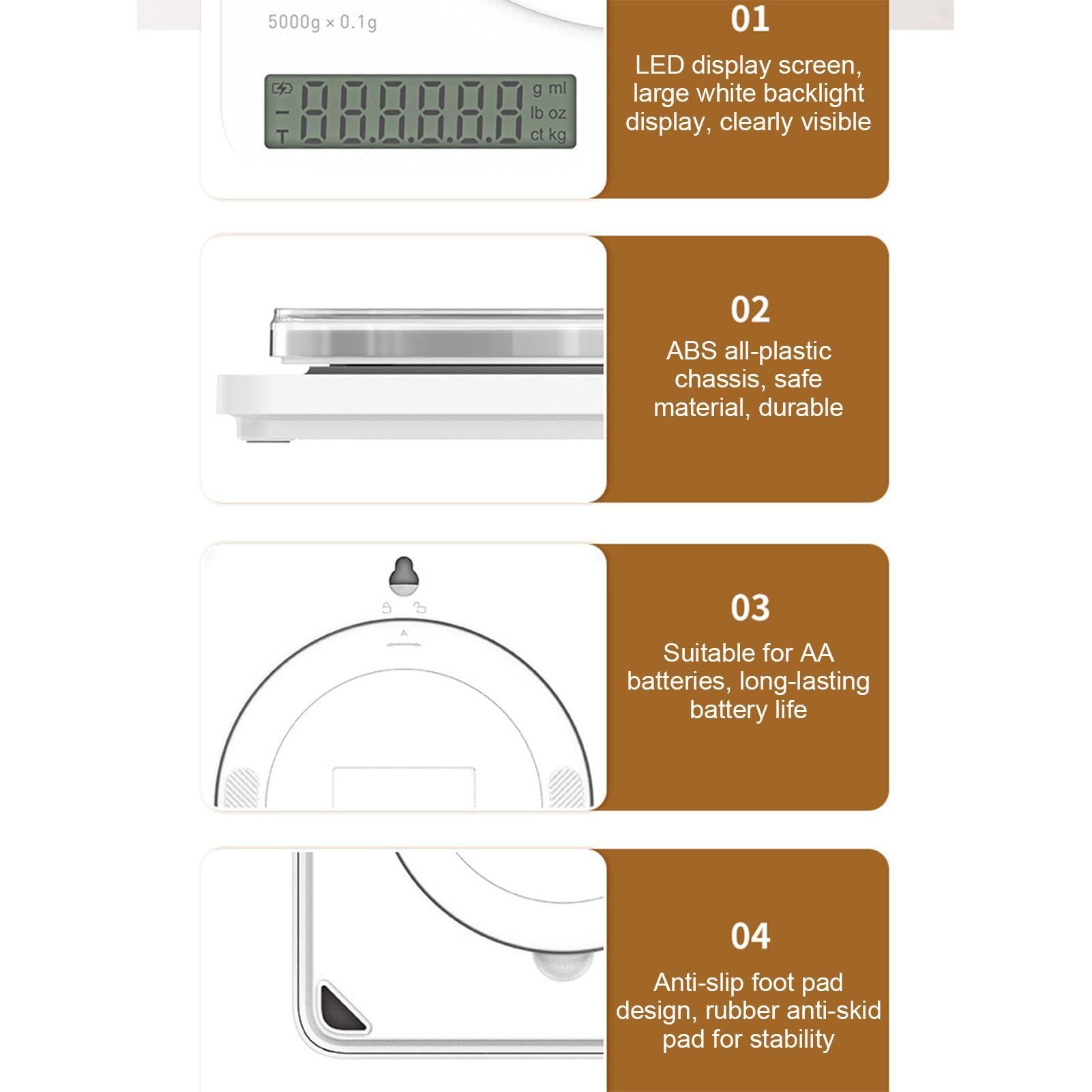 Portable Digital Kitchen Scales — image 4
