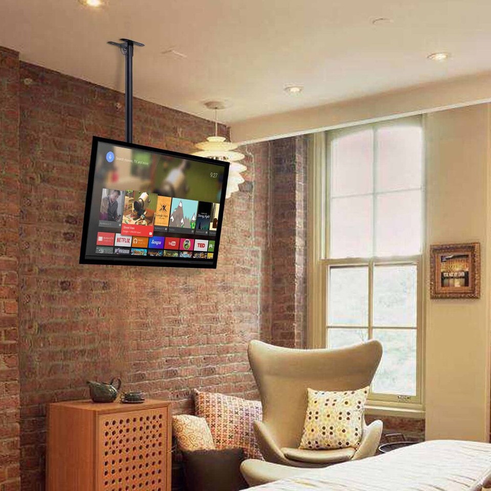 Ceiling Wall Mount TV Bracket 27- 65" with Tilt Feature & 180 Rotate For Samsung — image 4