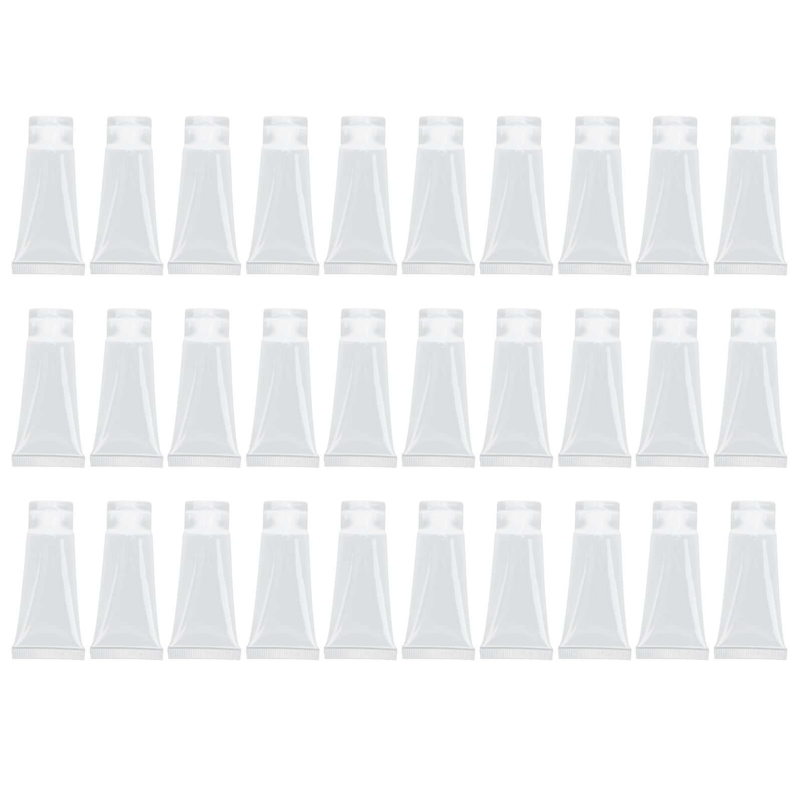 30pcs Empty Cosmetic Bottle Portable Lightweight Lotion Shampoo Squeeze Bottle for Travel