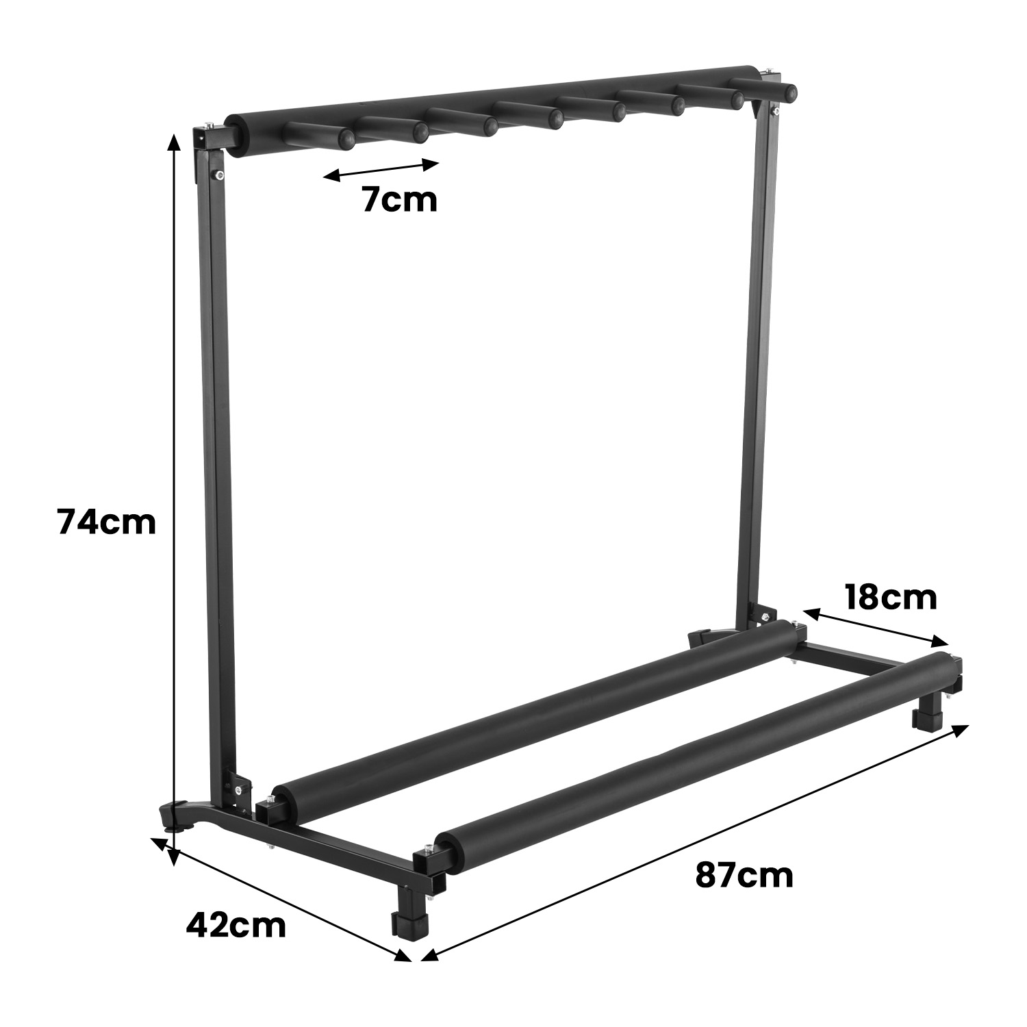 Karrera Steel Multi Guitar Stand for 7 Guitars โ image 2
