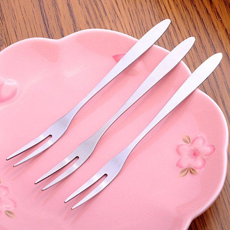 20-piece Appetizer Dessert Forks, Stainless Steel Mini Salad Fruit Fork Tasting Forks Cocktail Fork — image 2