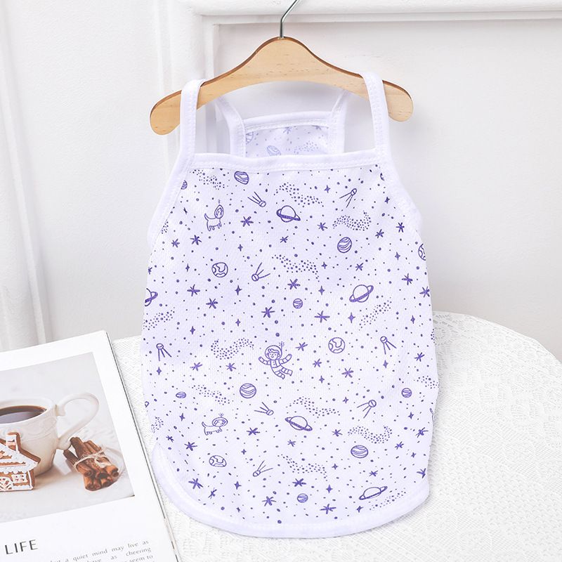 Lele Meow Pet Vest Summer Polyester Camisole-pilot XS