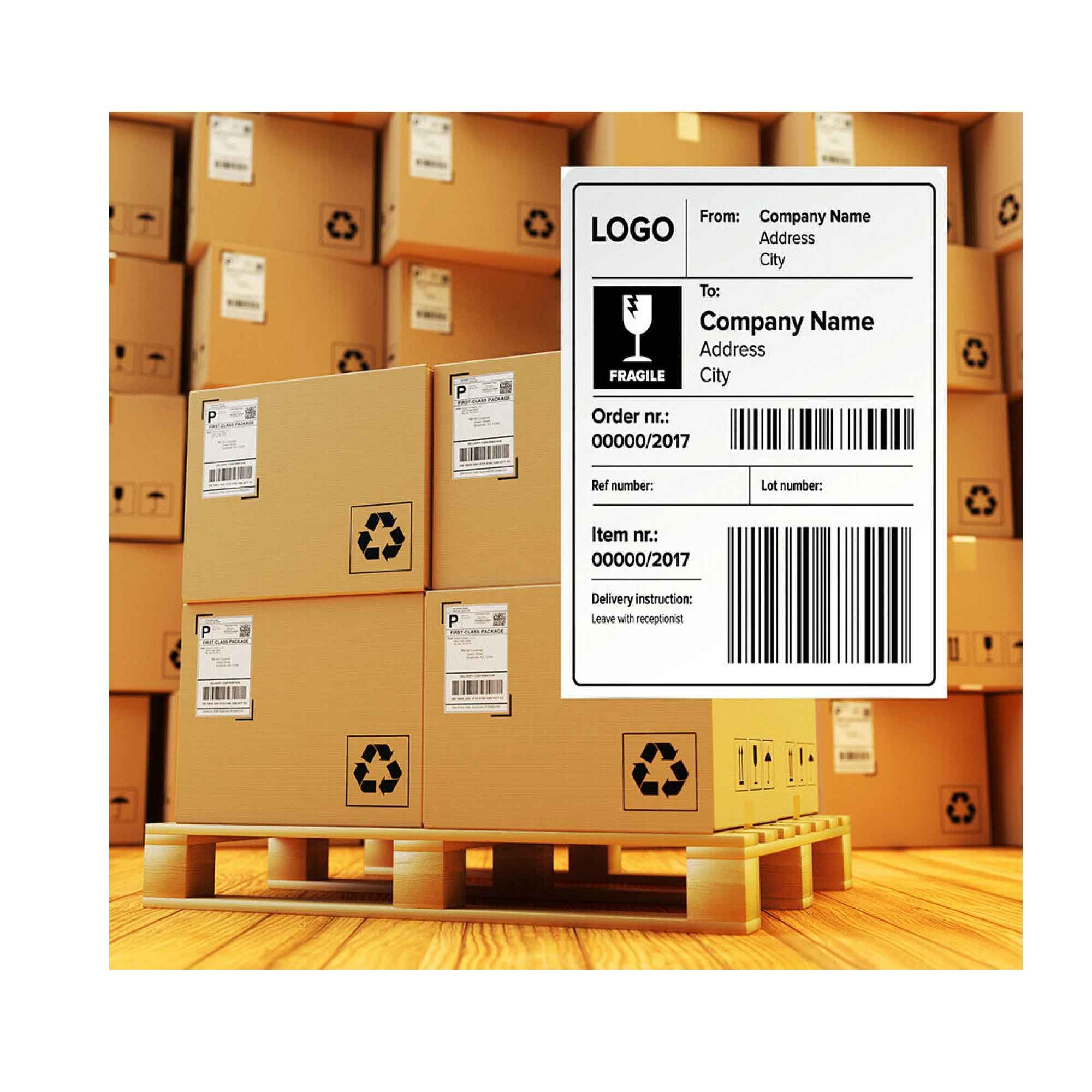 1 Roll x 400 Label Stickers 102x150mm - Direct Thermal White Shipping Labels โ image 5