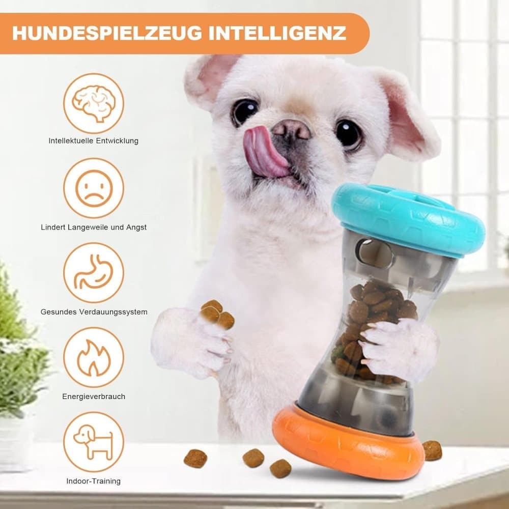 1 Pack Interactive Dog Toy Rolling Food Dispenser for Intelligence Training — image 3