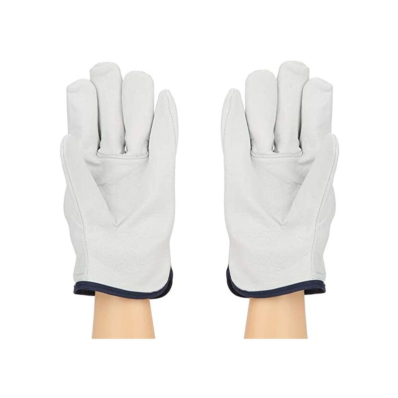 Work Gloves Hand Protection Fire Resistant Welding Glove Super Soft Grain Sheepskin Glove Protective Glove For Tig — image 3