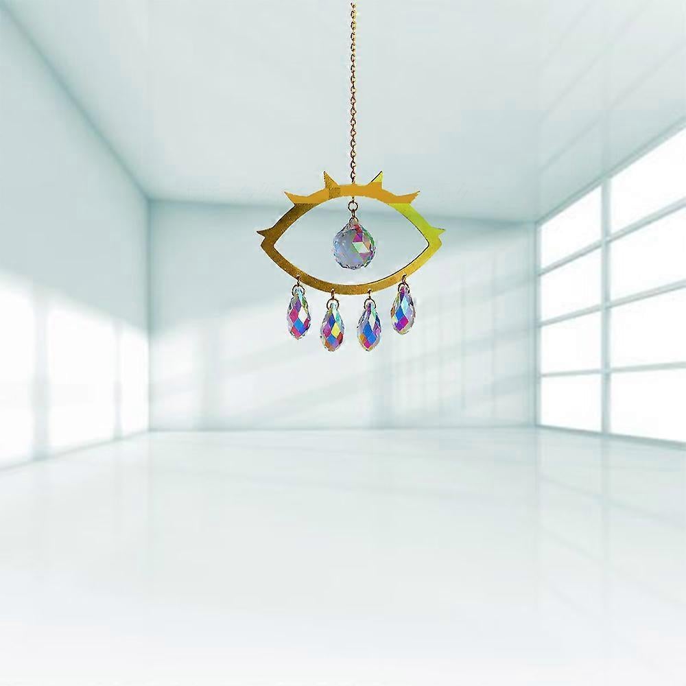 Evil Eye Suncatcher Crystal Light Catcher window curtain home decoration crystal tracery — image 2