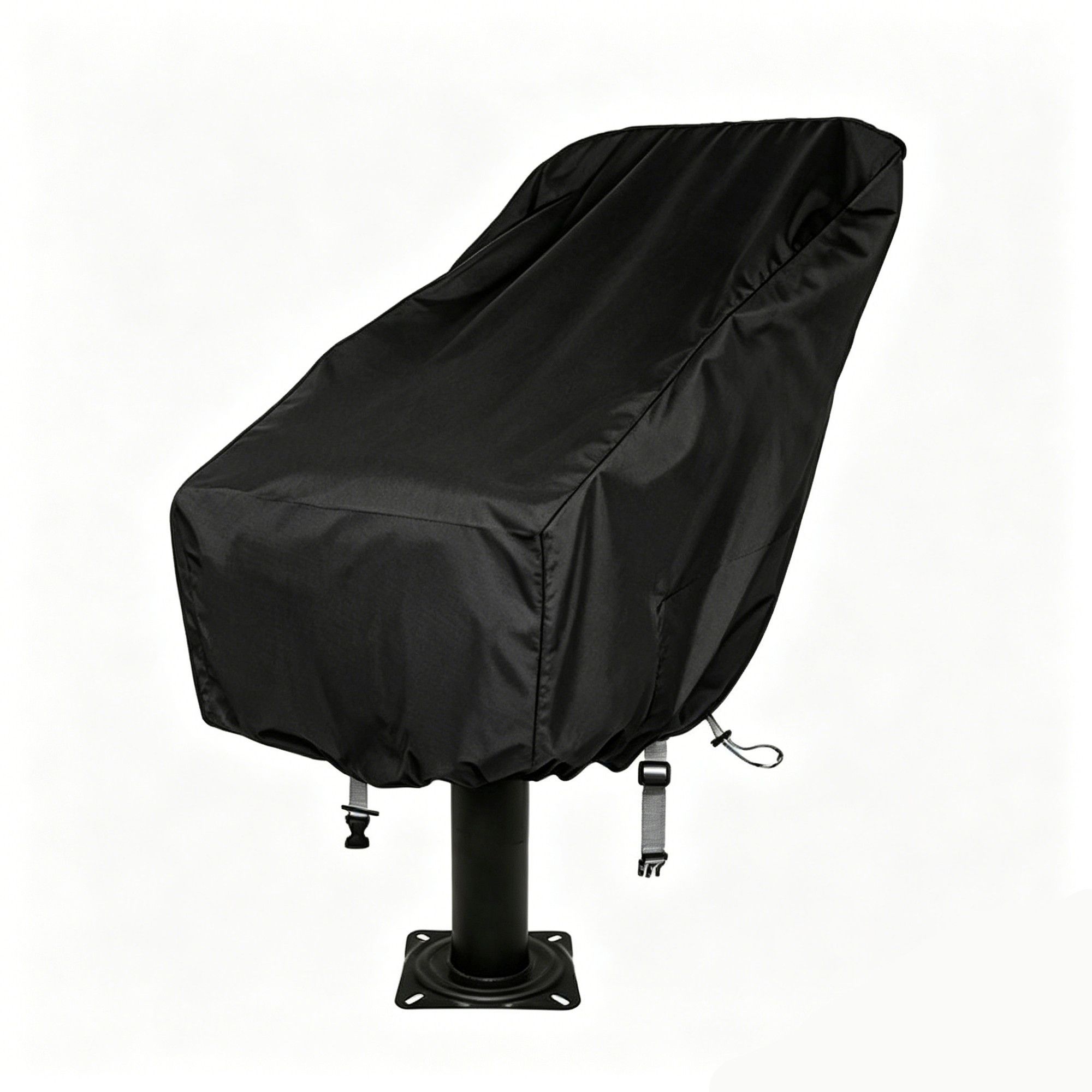 Waterproof Black Small Boat Captain Seat Cover