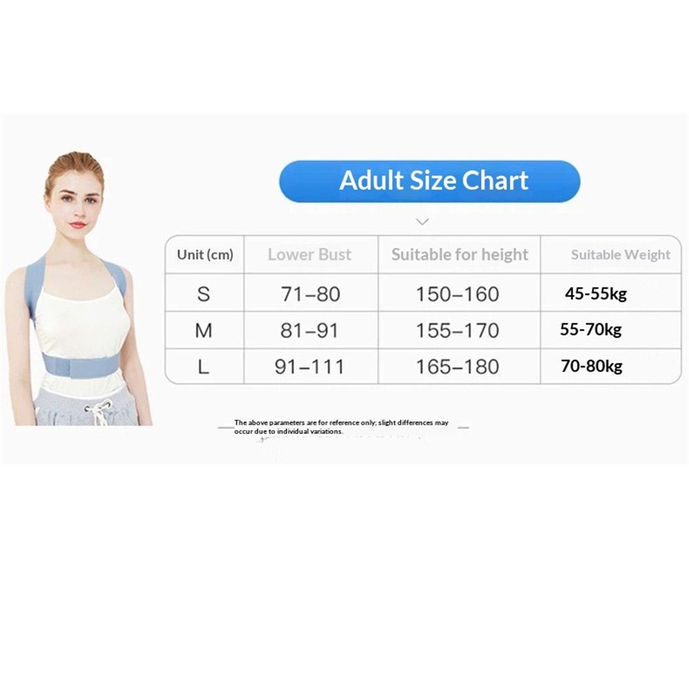 Posture Corrector for Women and Men, Adjustable Back Straightener, Upper Back Support Brace, Hunchback Posture Corrector - Relieves Neck, Shoulder, Back โ image 5
